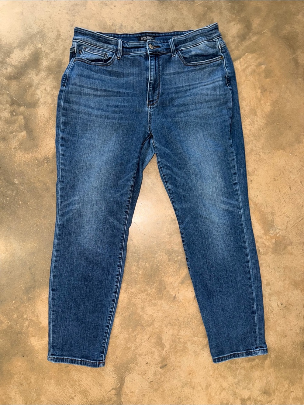Judy Blue Slim Fit Jeans 18W Medium Wash Stretch Plus Size